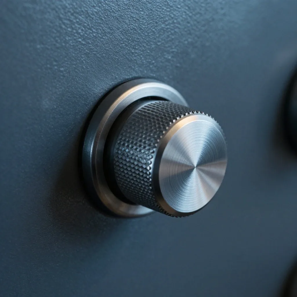 Brushed metal control panel macro